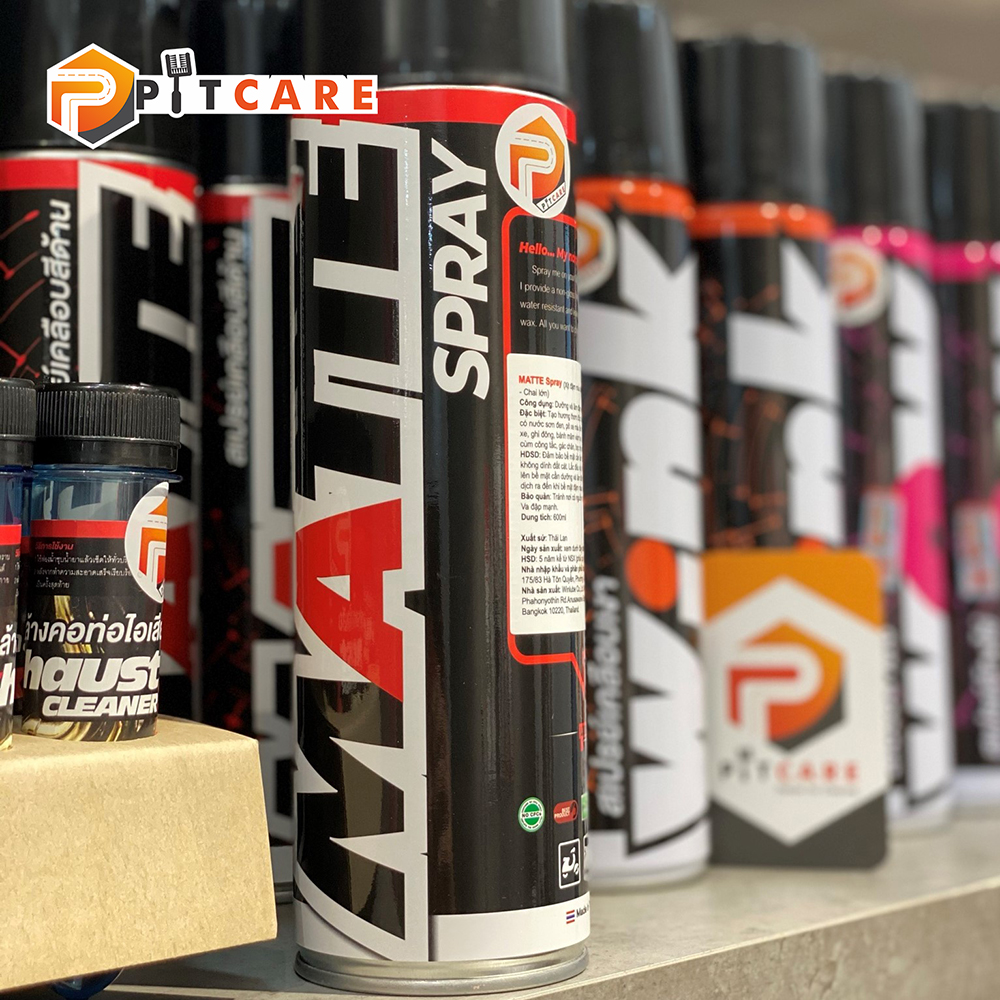 Chai Xịt Làm Đậm Màu Dàn Áo Nhám Sơn Mờ Lube71 Matte