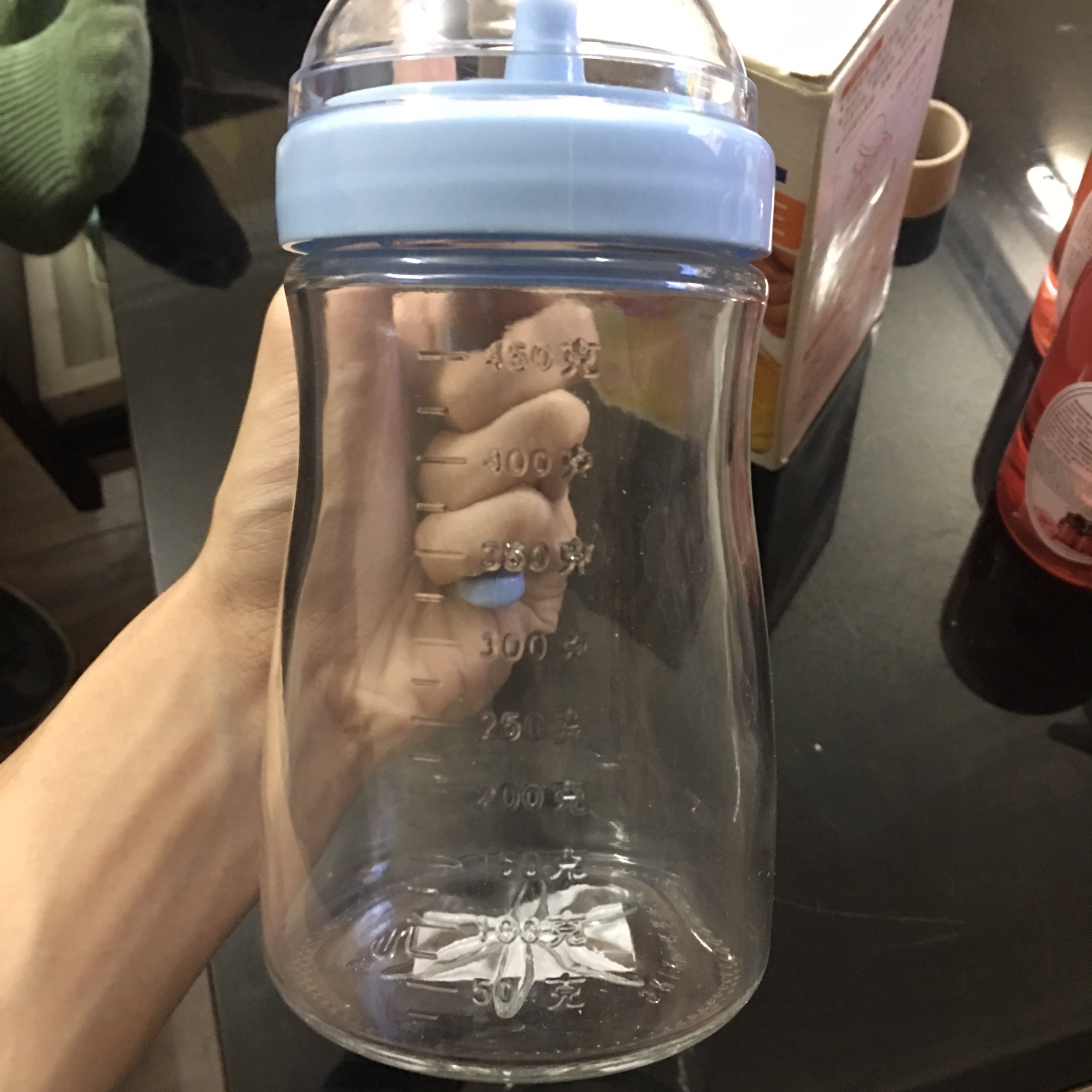 Lọ thủy tinh đựng nước mắm, dầu ăn 500ml
