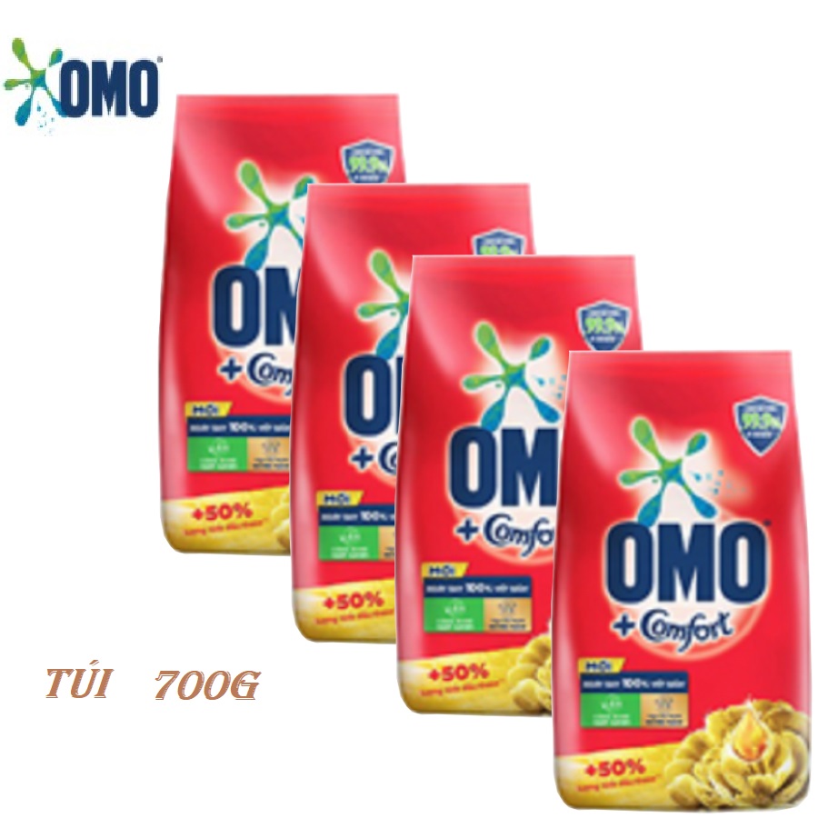 Túi Bột giặt Omo Comfort Tinh Dầu Thơm 700gr