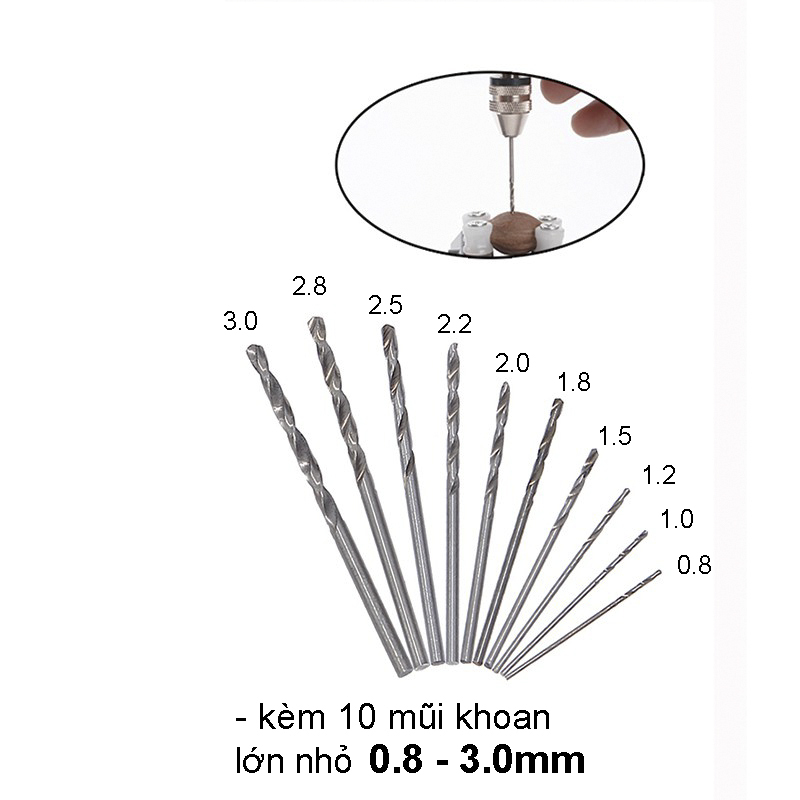 Bộ Khoan tay thủ công đa năng Mini TS