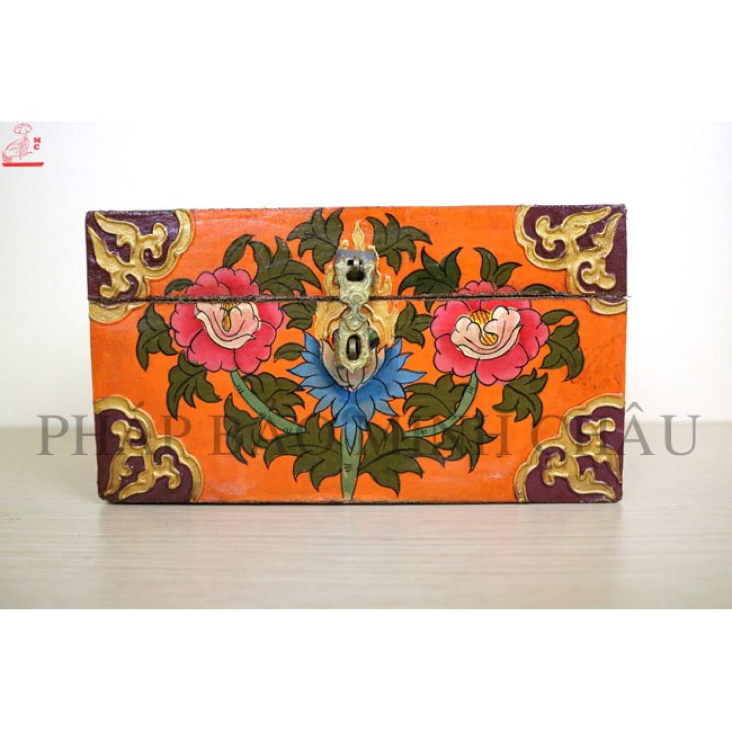 [pbmc] hộp đựng đồ gỗ nepal (20x11x11) (hộp đựng pháp khí, thuốᴄ pháp, kinh sách,...)