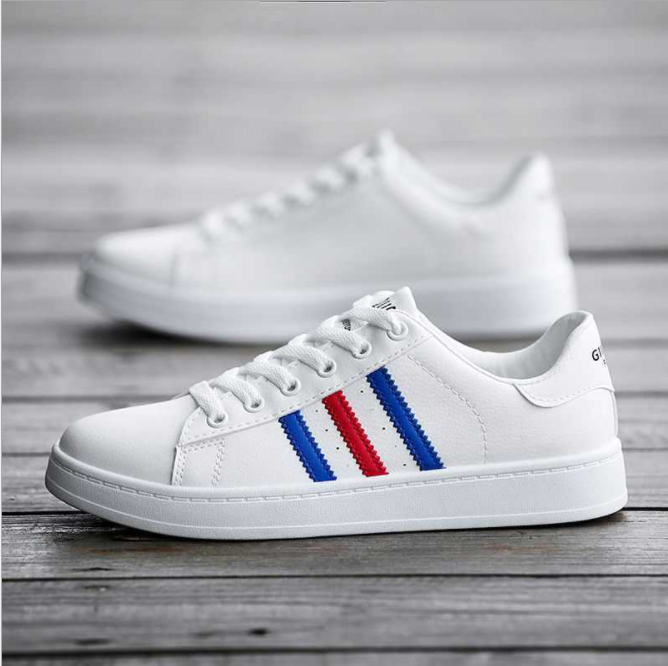 HOÀN TIỀN 15% - Giày nam sneaker giày nam đi chơi giày cặp nam nữ mẫu mới HOT 2021 chất liệu da dễ làm sạch đế nhẹ êm DOZIMAX