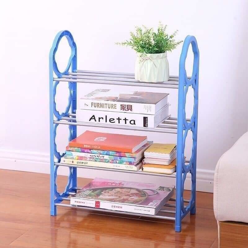 [ NHỰA ] Kệ giày 4 tầng lắp ráp