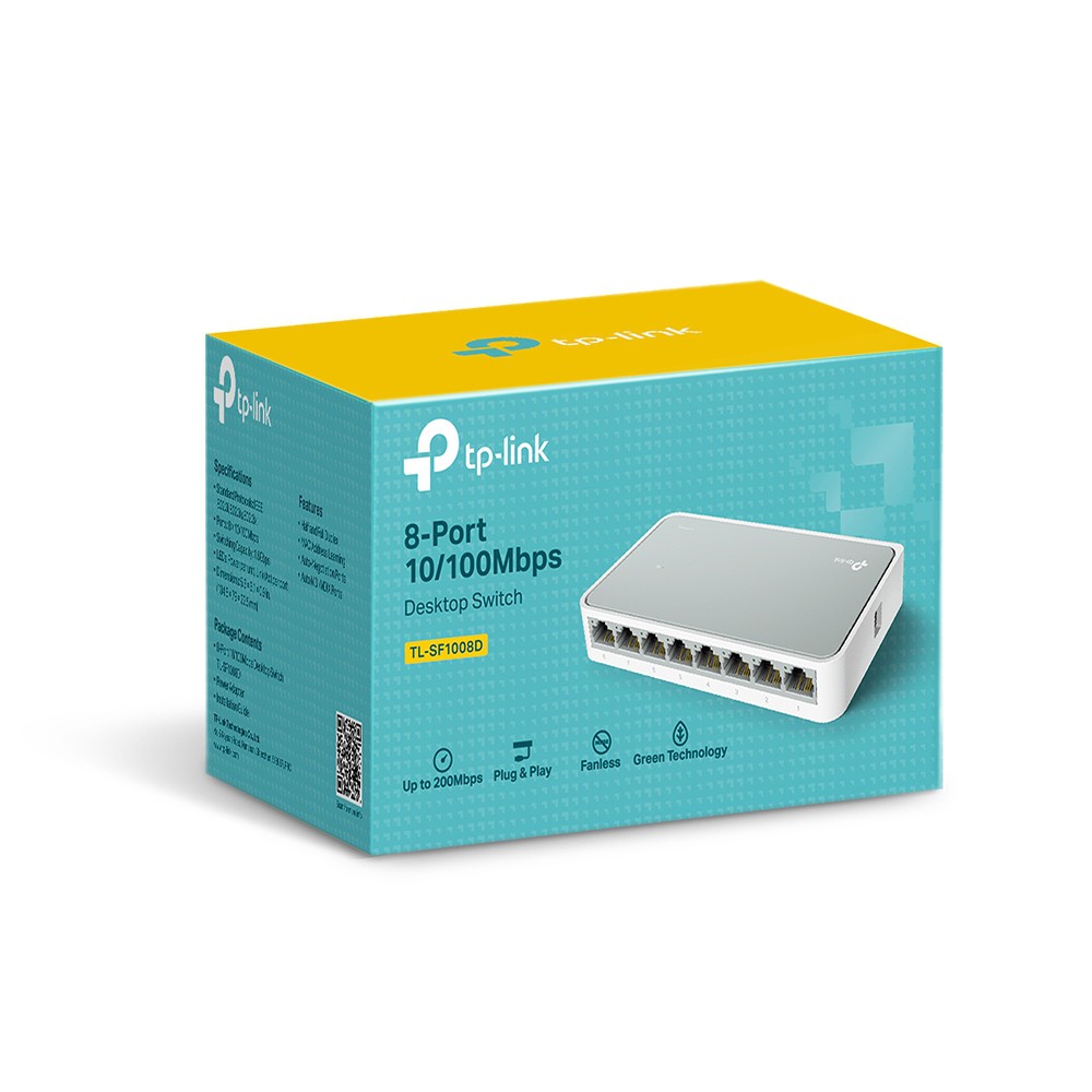 Bộ chia mạng 8 cổng tp-link tl-sf1008d phiên bản mới nhỏ gọn - switch 8 port hàng