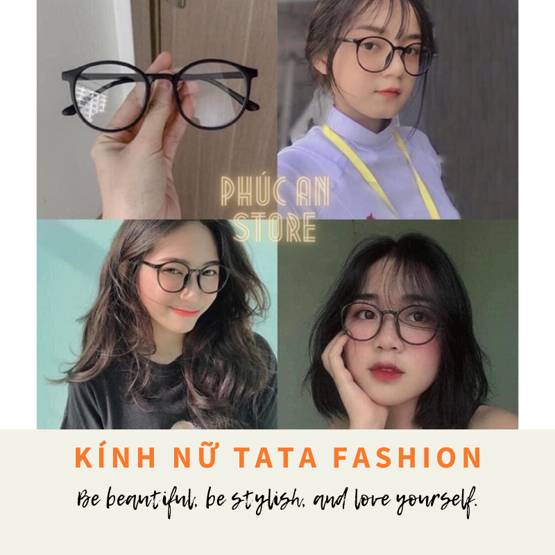 [HCM]Mắt Kính Nữ TATA Kiểu Hàn Quốc ( Đen)