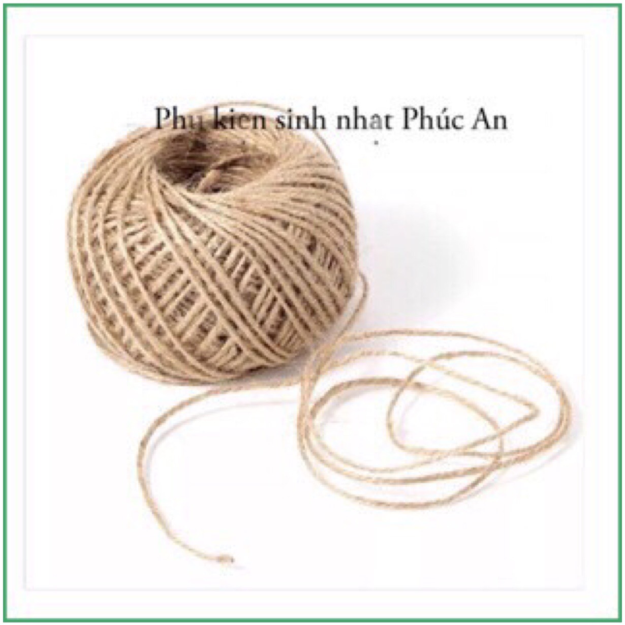 Dây thừng cuộn nhỏ trang trí sinh nhật, handmade ( có sẵn )