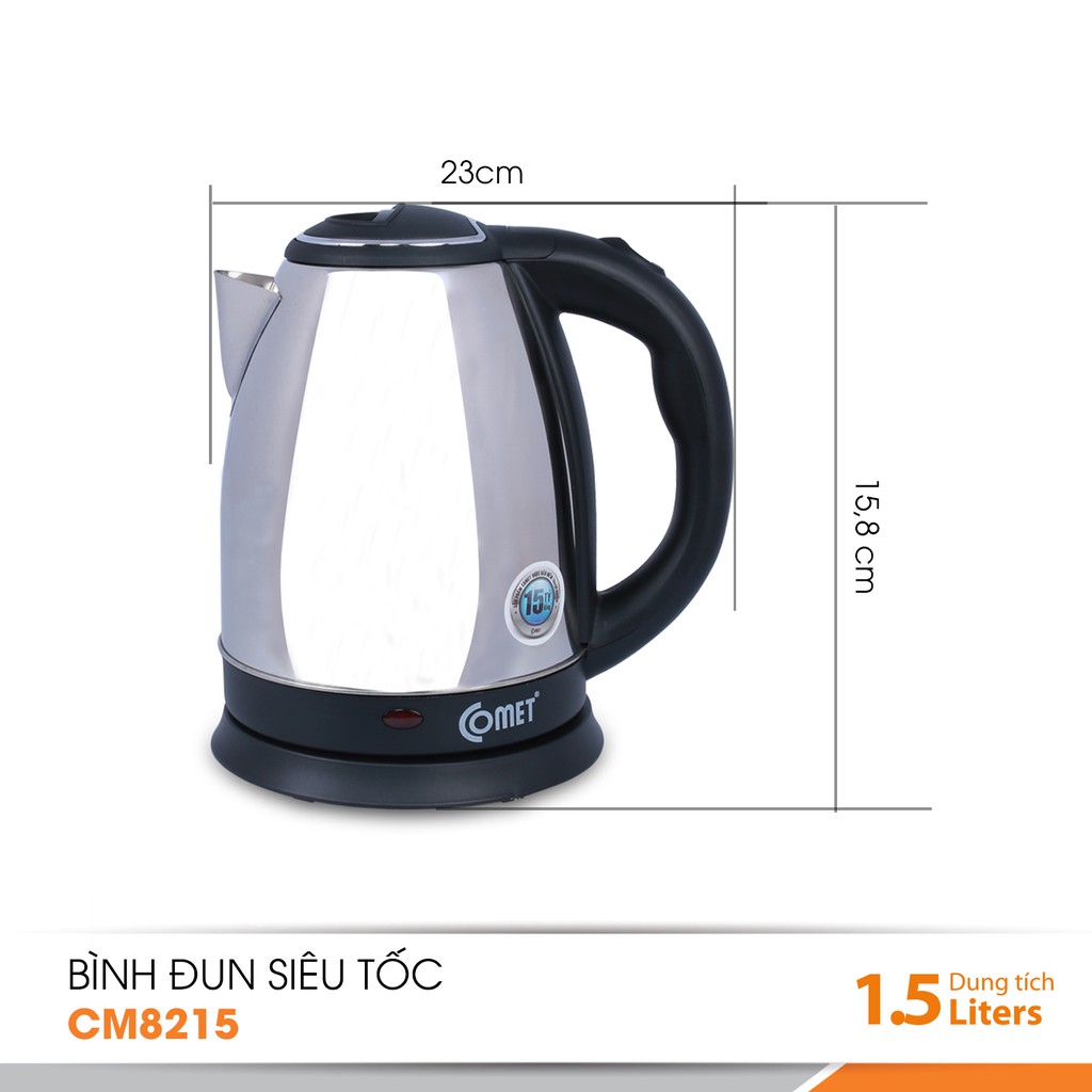 Bình đun Comet 1,5L - CM8215