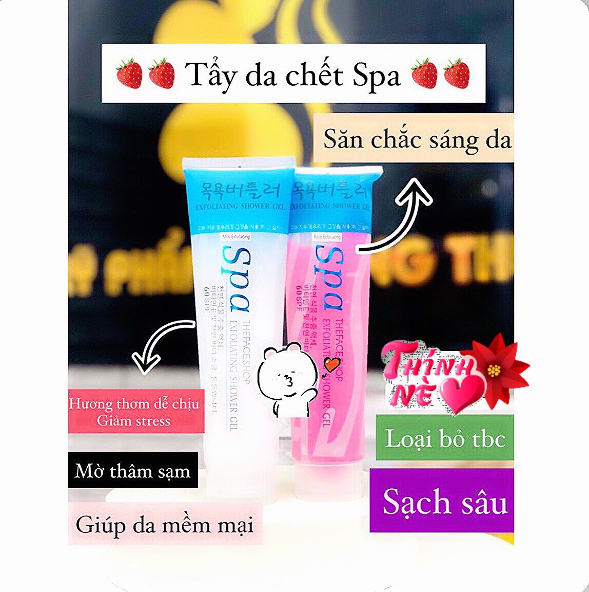 Kem tẩy da chết Spa Exfoliating Shower Gel