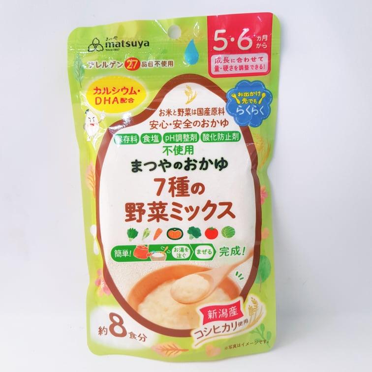 [HCM] Bột cháo ăn dặm Matsuya Cháo gạo 5-6 tháng