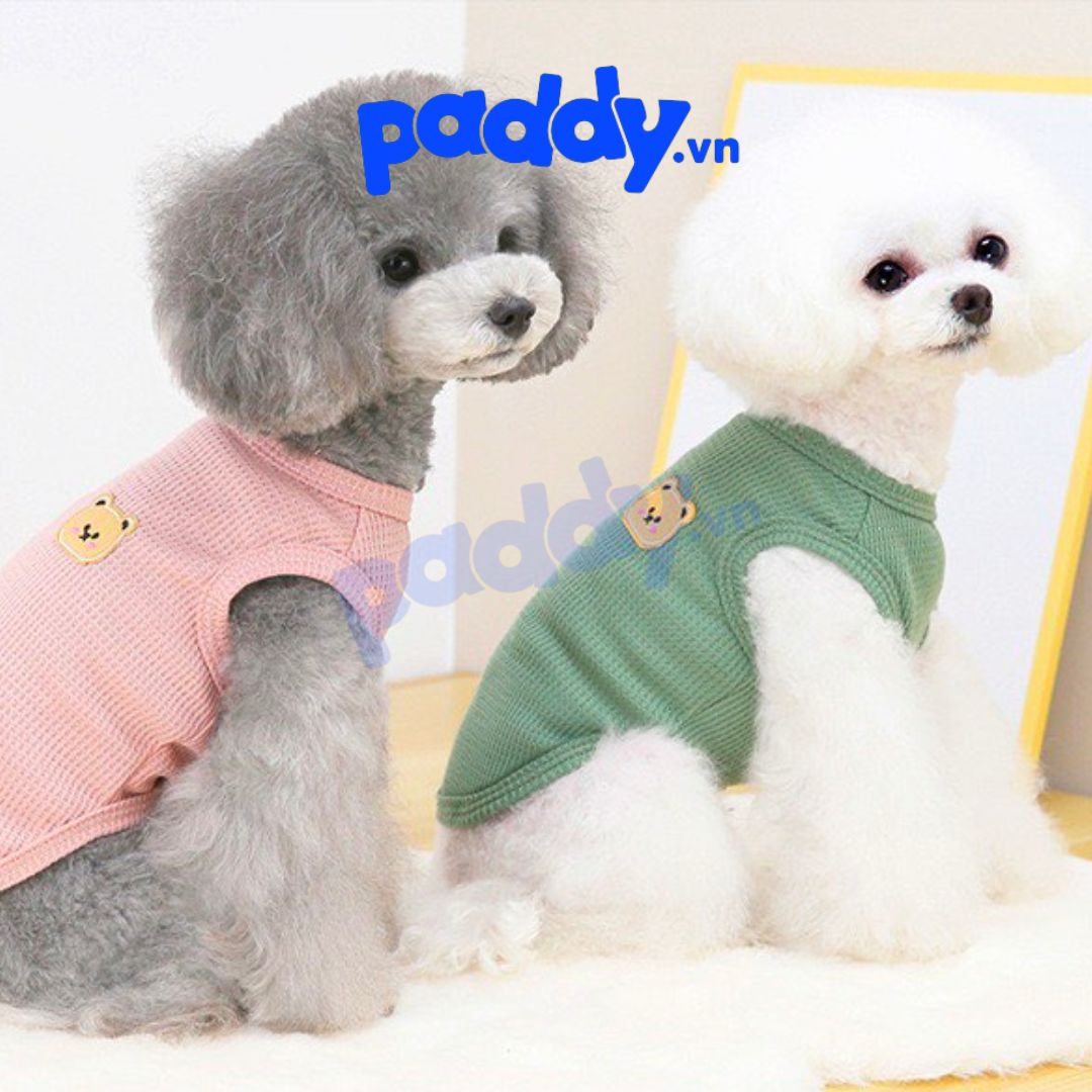 Áo Cho Chó Mèo Vải Thun 3 Lỗ Cute