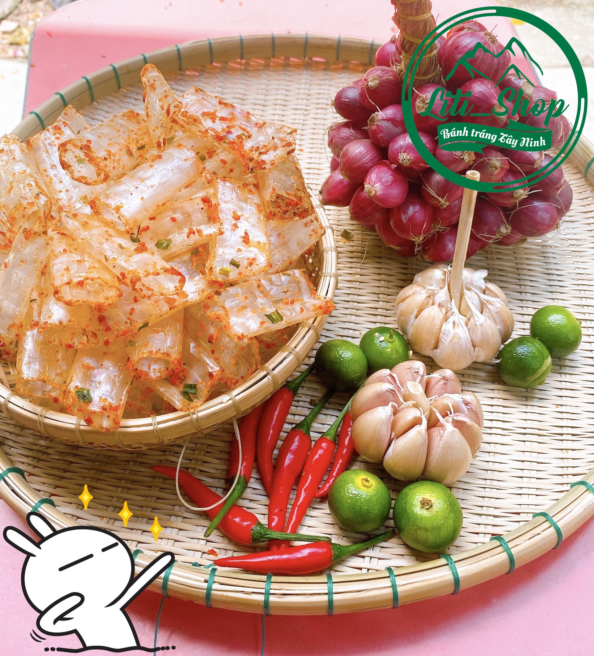 Bánh tráng Cuộn Tôm 500Gr [Loại hảo hạng]