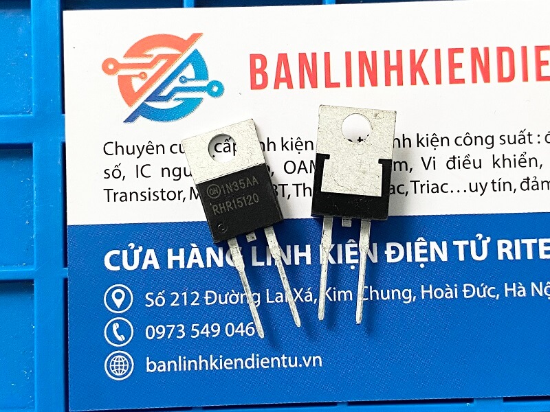 [Combo 3 chiếc] RHR15120 Diode 15A/1200V TO220-2