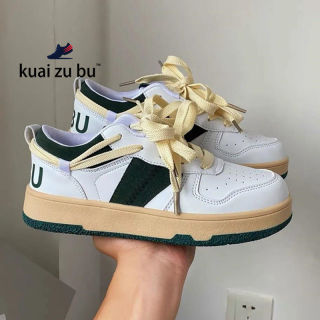 kuai zu bu 2022 phiên bản mới của Hàn Quốc xu hướng giày trắng nhỏ thoáng khí phù hợp với tất cả các trận đấu giày bệt giản dị giày thể thao nữ thumbnail