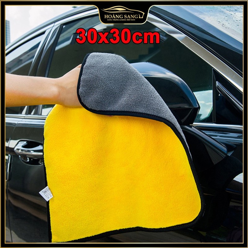 Khăn lau xe lau vật dụng 3M siêu hút 2 mặt 30 x 30cm chất liệu mềm mịn lau sạch bề mặt không gây trầy xước