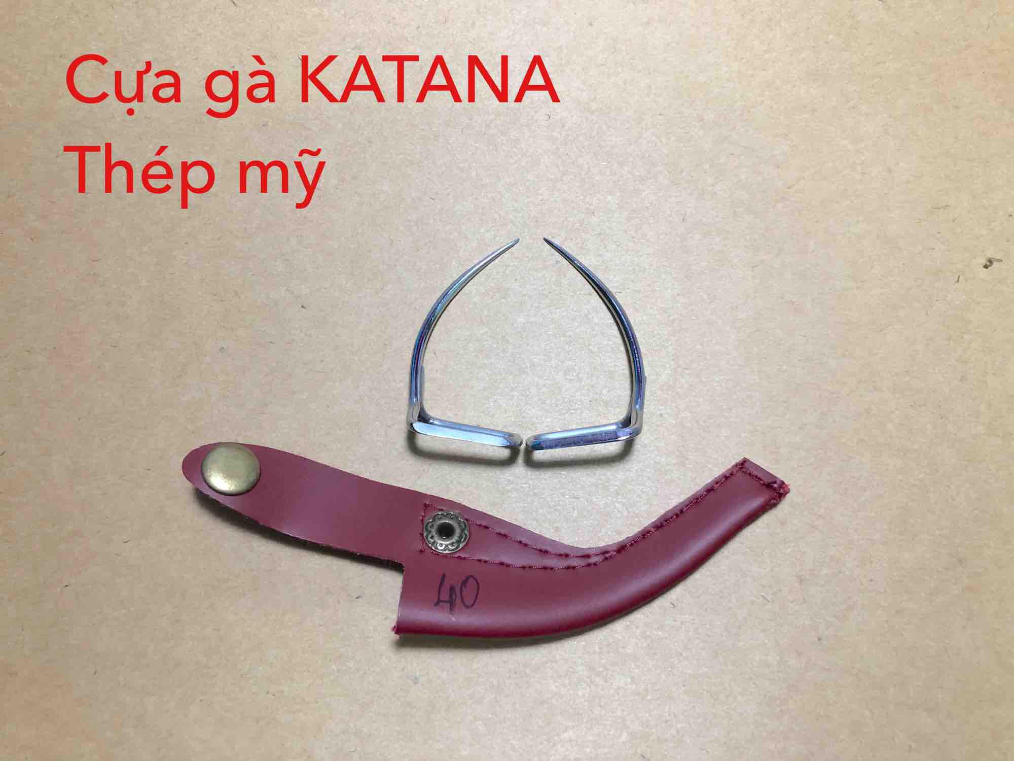 [HCM]Cựa gà tre 40 thép mỹ