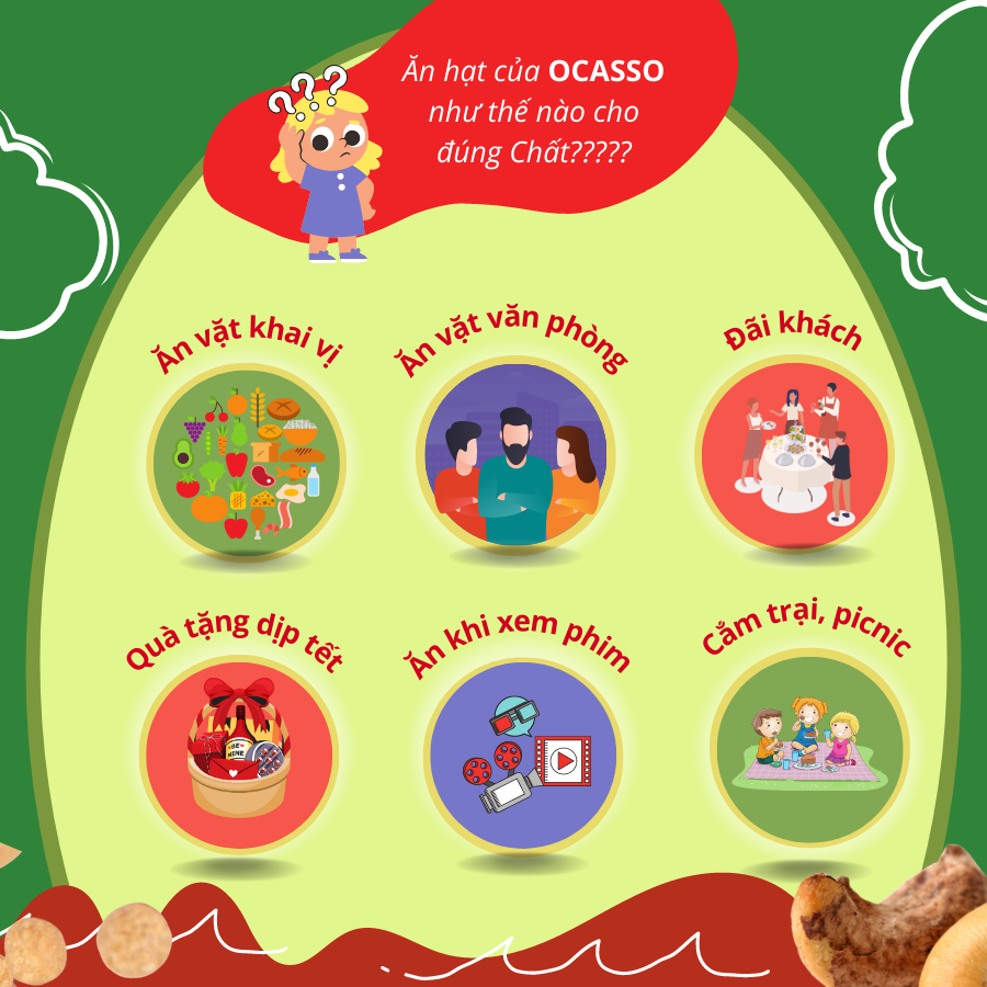Đậu phộng nước cốt dừa (đậu phộng da cá) O'Casso thơm ngon, béo ngậy