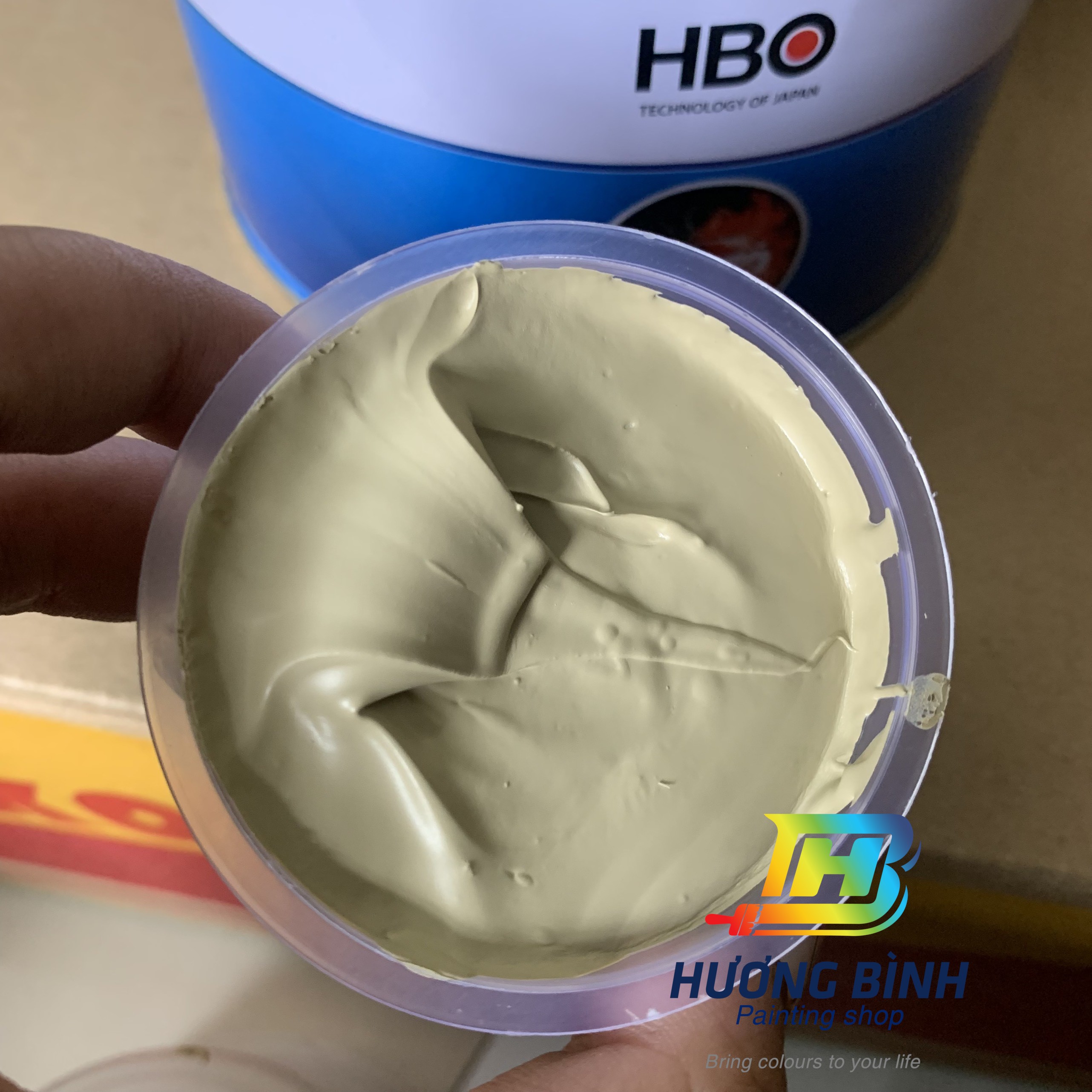 Matit trét láng 1K HBO - Hũ 100gr (không cần pha trộn)