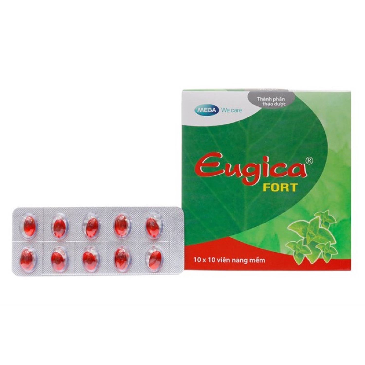 Thảo dượᴄ Eugica giảm ho - Vỉ 10 viên