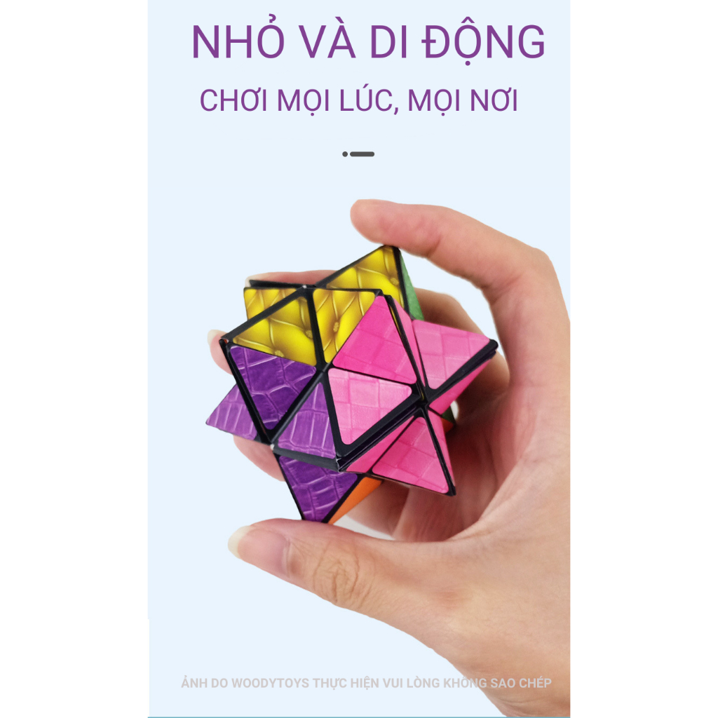 Rubik Magic Cube 3D trò chơi giải stress, phát triển trí tuệ