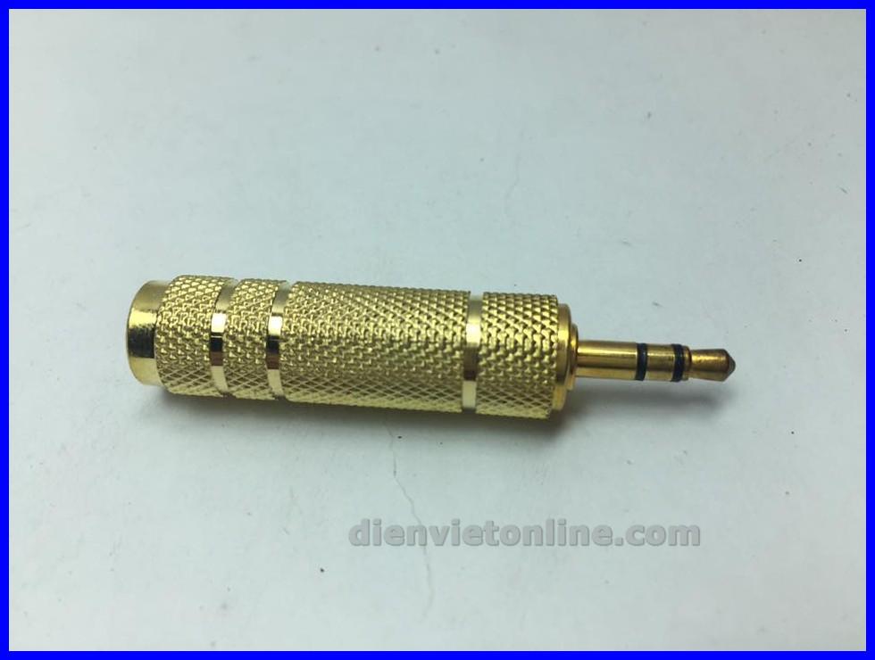 jack chuyển đầu, jack nối 3.5mm ra 6mm loại tốt - Điện Việt
