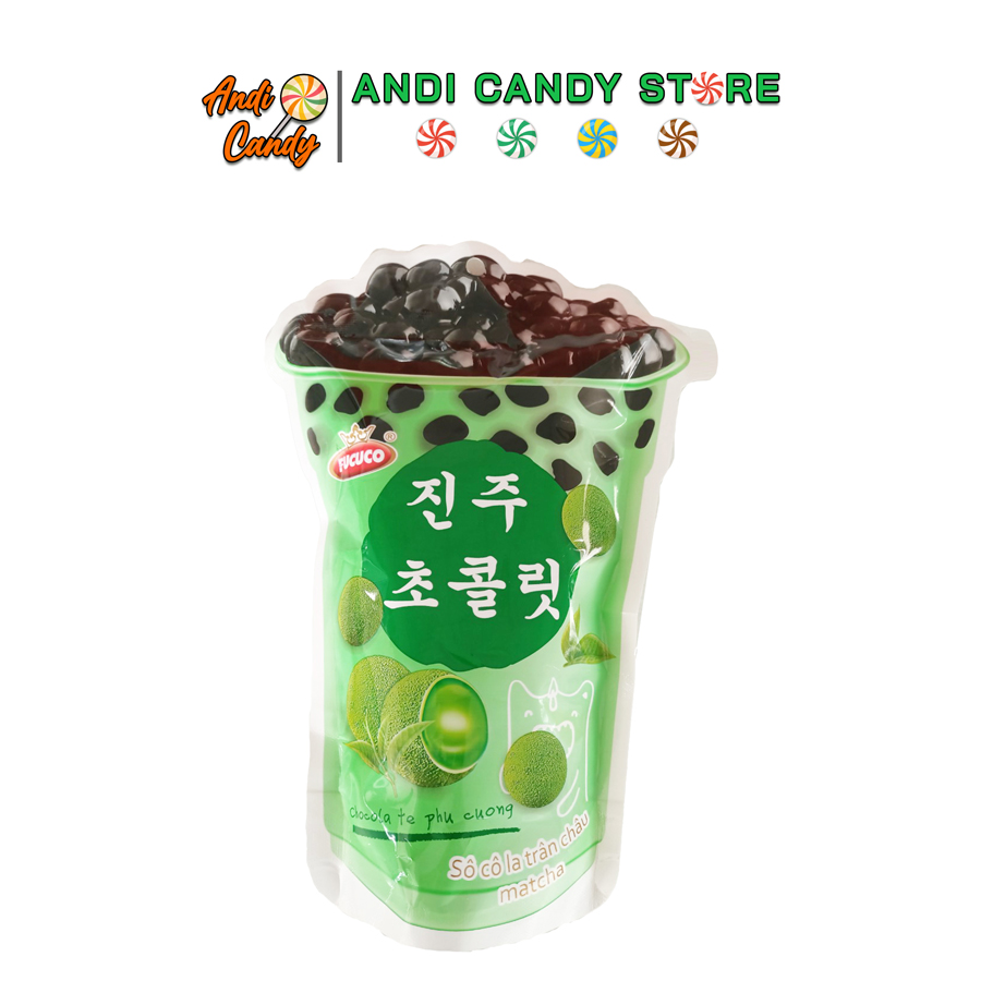 Kẹo Trà Sữa Trân Châu Đường Đen Phú Cường 130gr