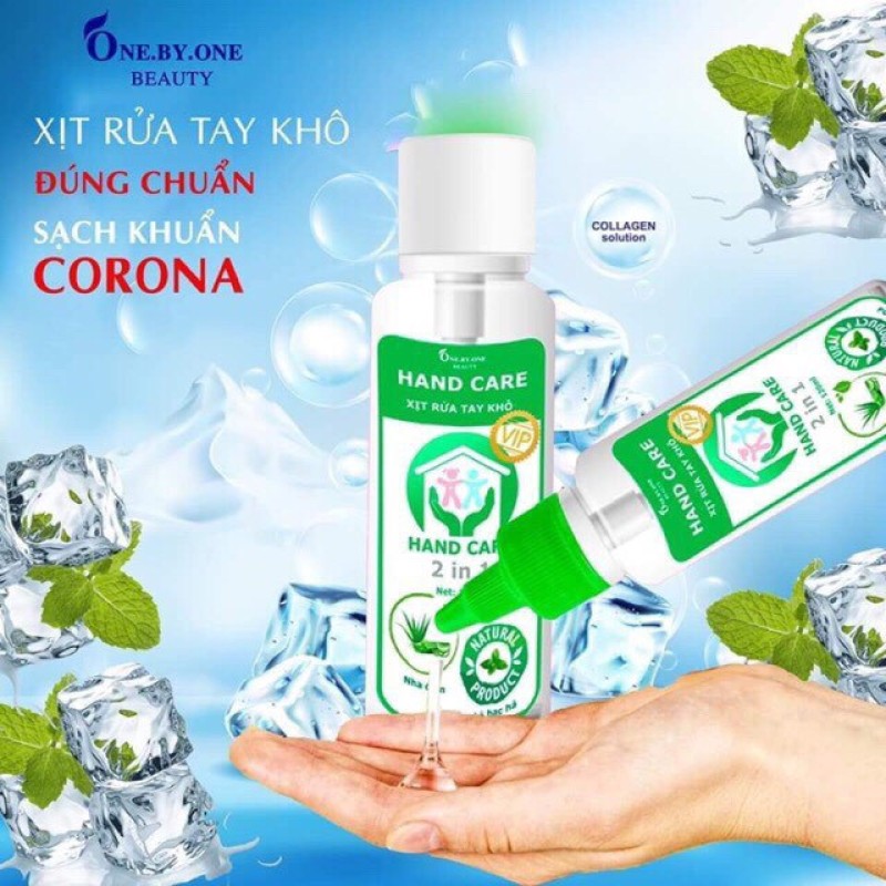 Gel Rửa Tay Khô Hand Care ( Tặng Kèm Khẩu Trang Vải )