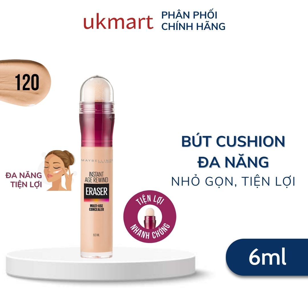 Bút Cushion Che Khuyết Điểm Maybelline 110 Fair 6ml Instant Age Rewind Eraser Dark Circles Treatment Concealer