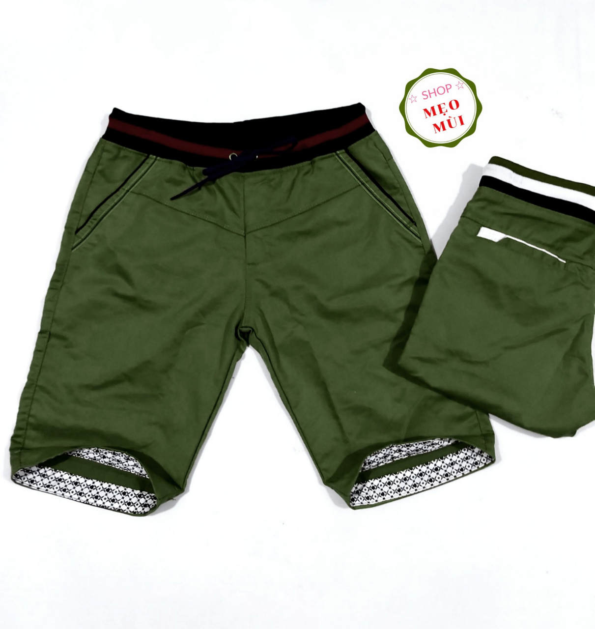 quần sọt kaki nam lưng thun hàn quốc cực đẹp có size to đến 90 kg