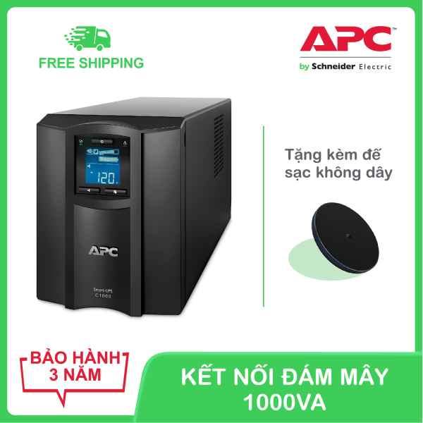 Bảng giá Bộ lưu điện thông minh APC by Schneider Electric Smart-UPS C 1000VA LCD 230V SMC1000IC Phong Vũ