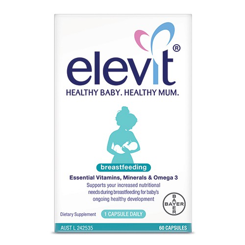 Elevit sau sinh elevit breast feeding hộp 60 viên