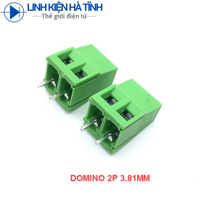 10 CON Cầu Đấu dây Domino CON 2 KF128-2P 3.81mm