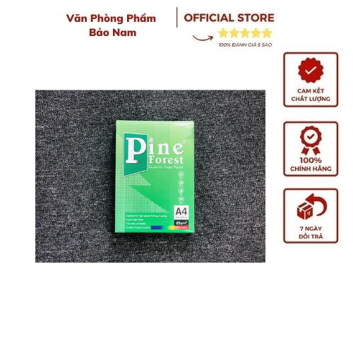Giấy photo Pine A4 ĐL 65g/m2 ( 500 tờ/1 ram )