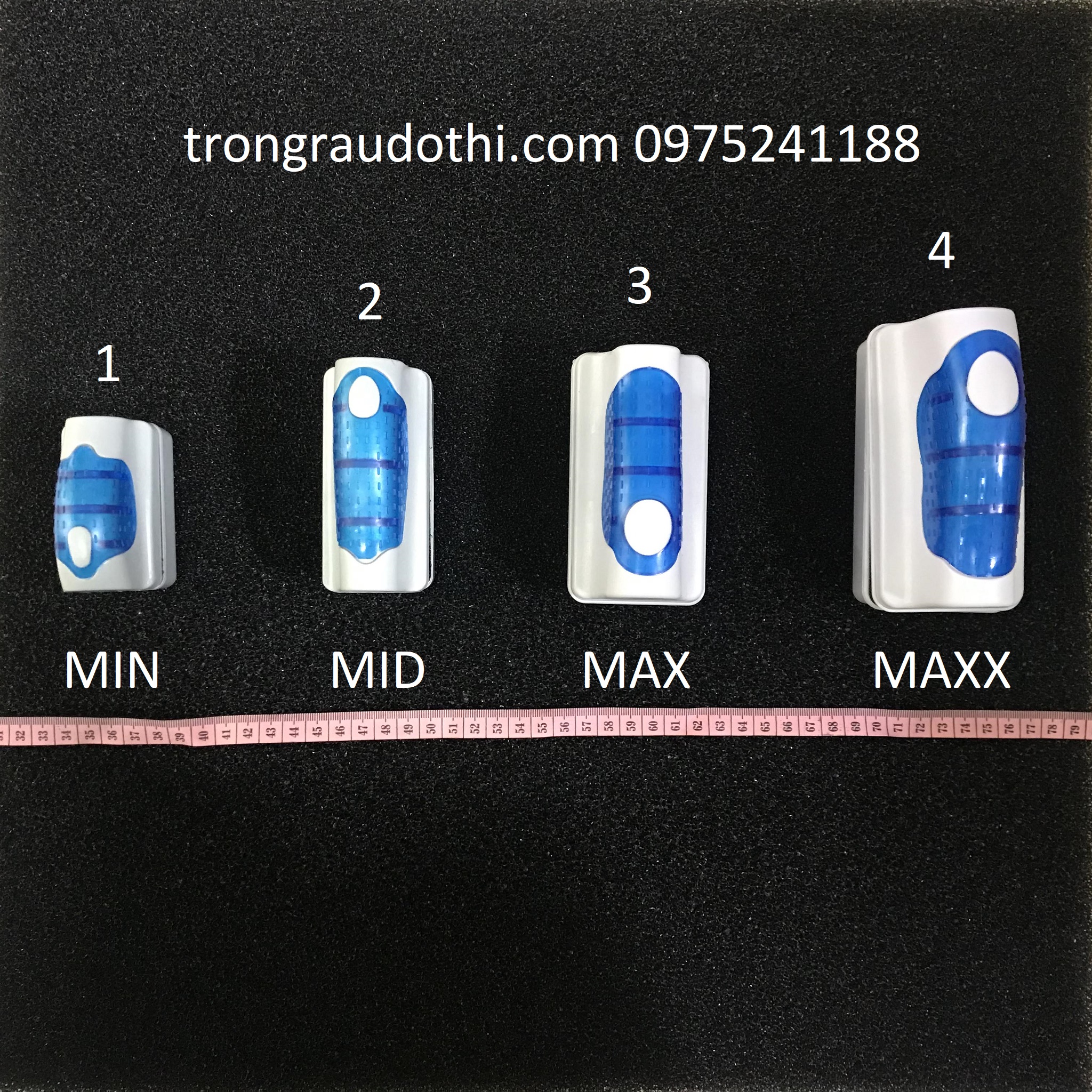 Nam châm cọ bể size MIN dùng cho bể kính cá cảnh dày 6mm