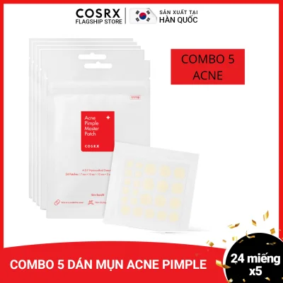 Combo 5 Dán mụn COSRX Acne Pimple Master Patch 24 miếng/ gói