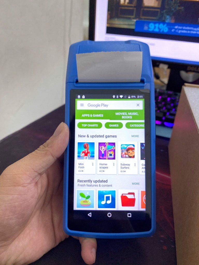 Máy bán hàng Pos cầm tay Sunmi V1 pro
