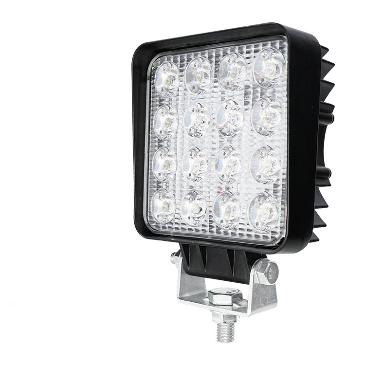 Đèn pha xe nâng hình vuông 16 led siêu sáng 48W