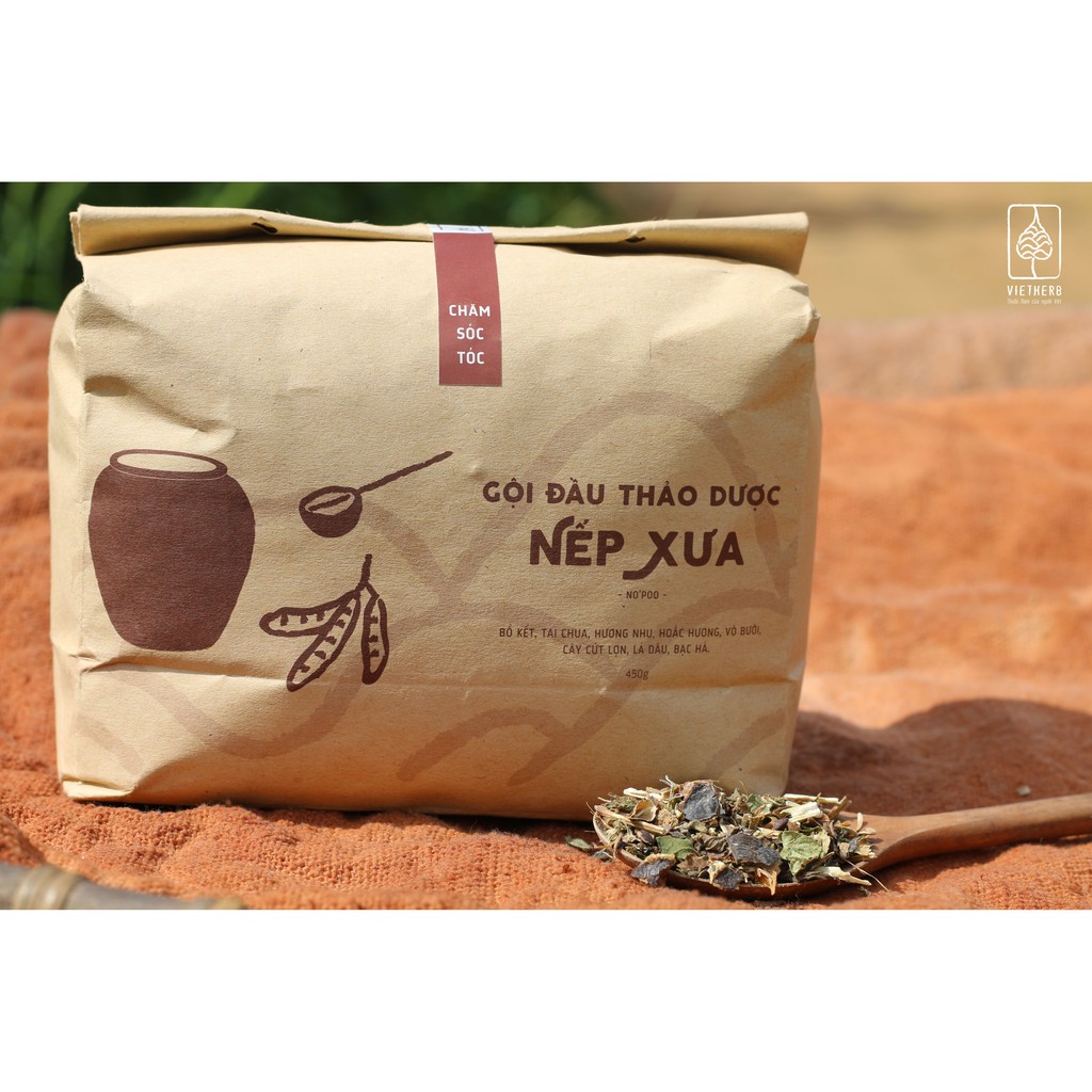 GỘI ĐẦU THẢO DƯỢC NẾP XƯA VIETHERB