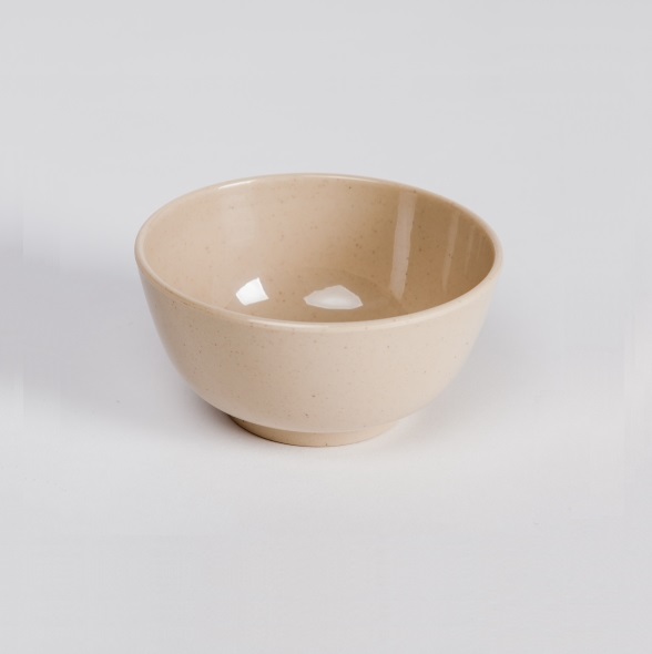 Combo 50 chén cơm nhựa melamine màu nâu (Chén CO02)