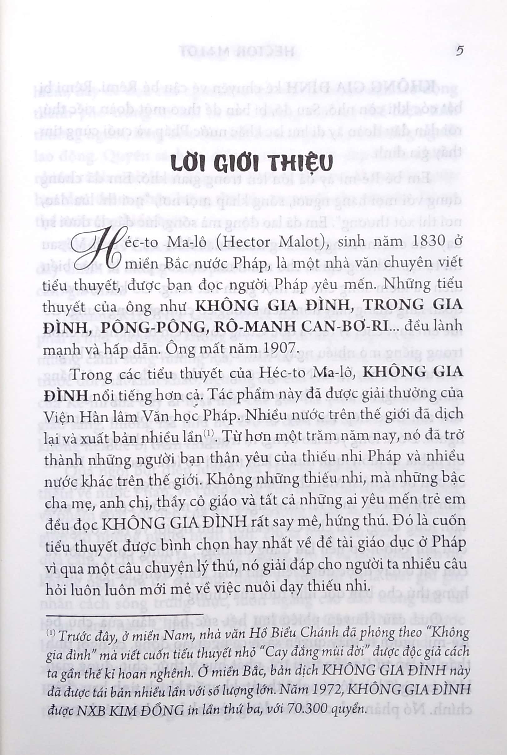 Fahasa - Không Gia Đình (Bìa Cứng) (Tái Bản 2022)