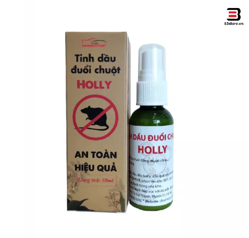 Chai Xịt Tinh Dầu Đuổi Chuột Holly