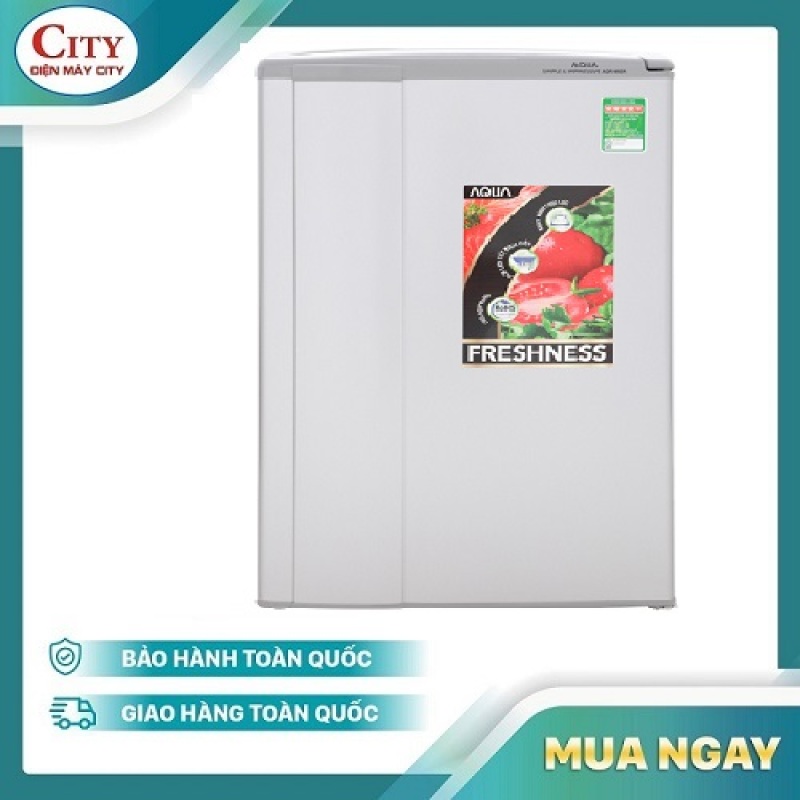 Tủ lạnh Aqua 90 lít AQR-95ER (SS) Xám