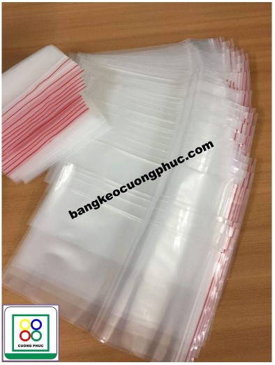 TÚI ZIPPER VIỀN ĐỎ BÁN THEO KÝ