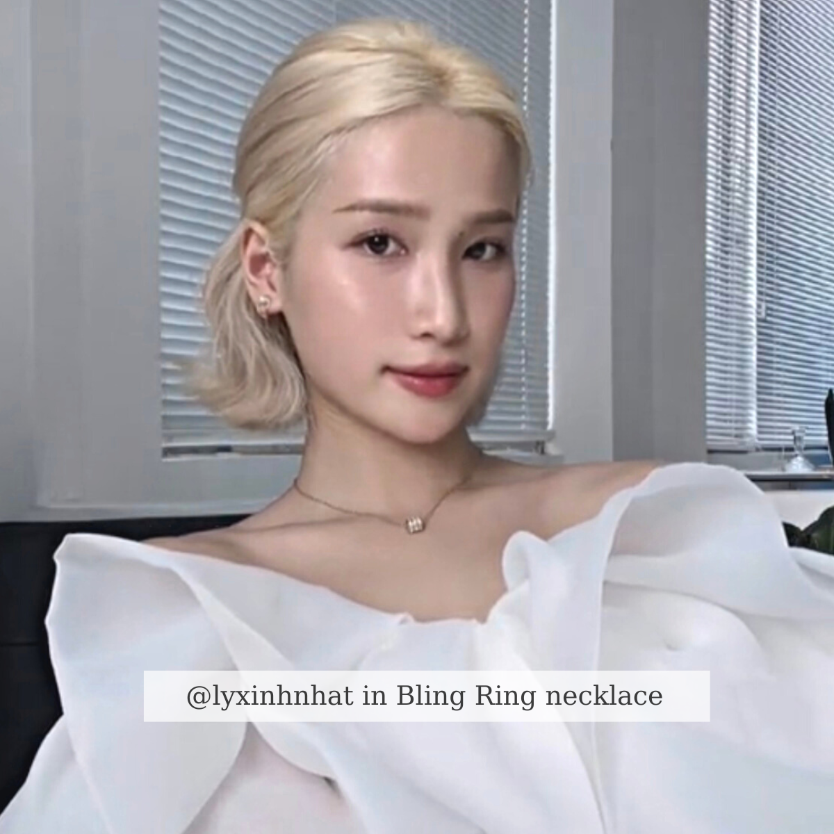 [KHÔNG ĐEN GỈ] Vòng cổ dây chuyền BLING RING De Coco