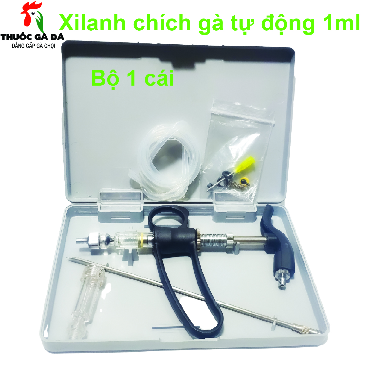 xilanh chích gà tự động 1ml.bộ 1 cái