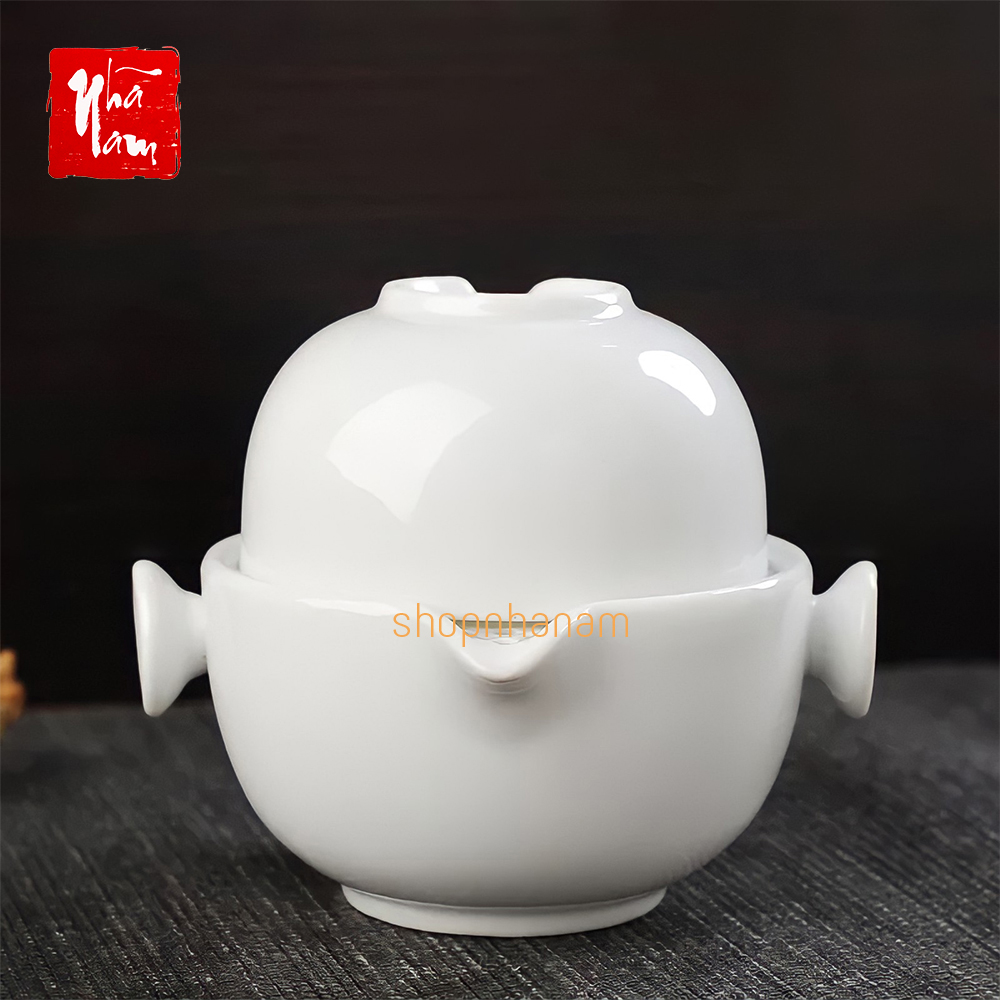 Bộ Ấm chén Độc Ẩm trà, Bộ ấm chén tử sa trà đạo - Phong thủy Nhã Nam