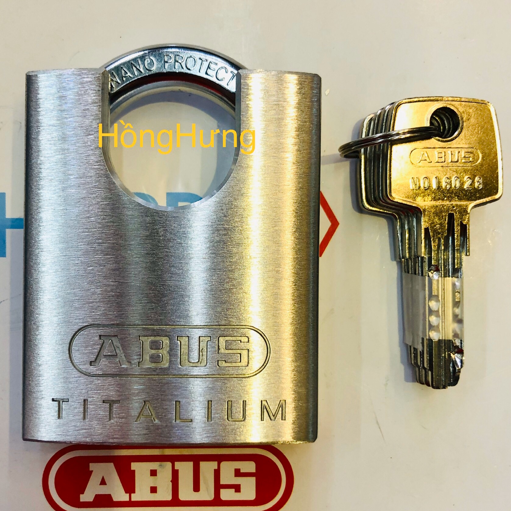 [HCM]ABUS 96CSTI/60 KHOÁ ABUS CHỐNG CẮT TITALIUM 96CSTI/60MM_4 CHÌA VI TÍNH CAO CẤP