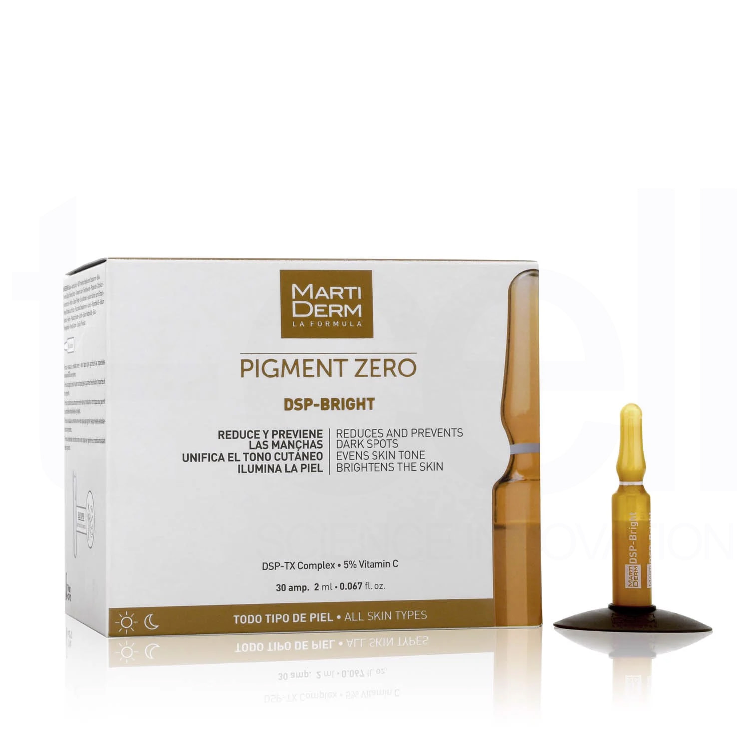 Tinh Chất Làm Sáng Da Mờ Thâm MartiDerm Pigment Zero DSP-Bright