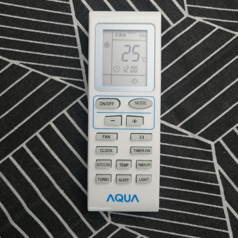 Điều Khiển điều h&ograve;a AQUA 2 chiều trắng vu&ocirc;ng