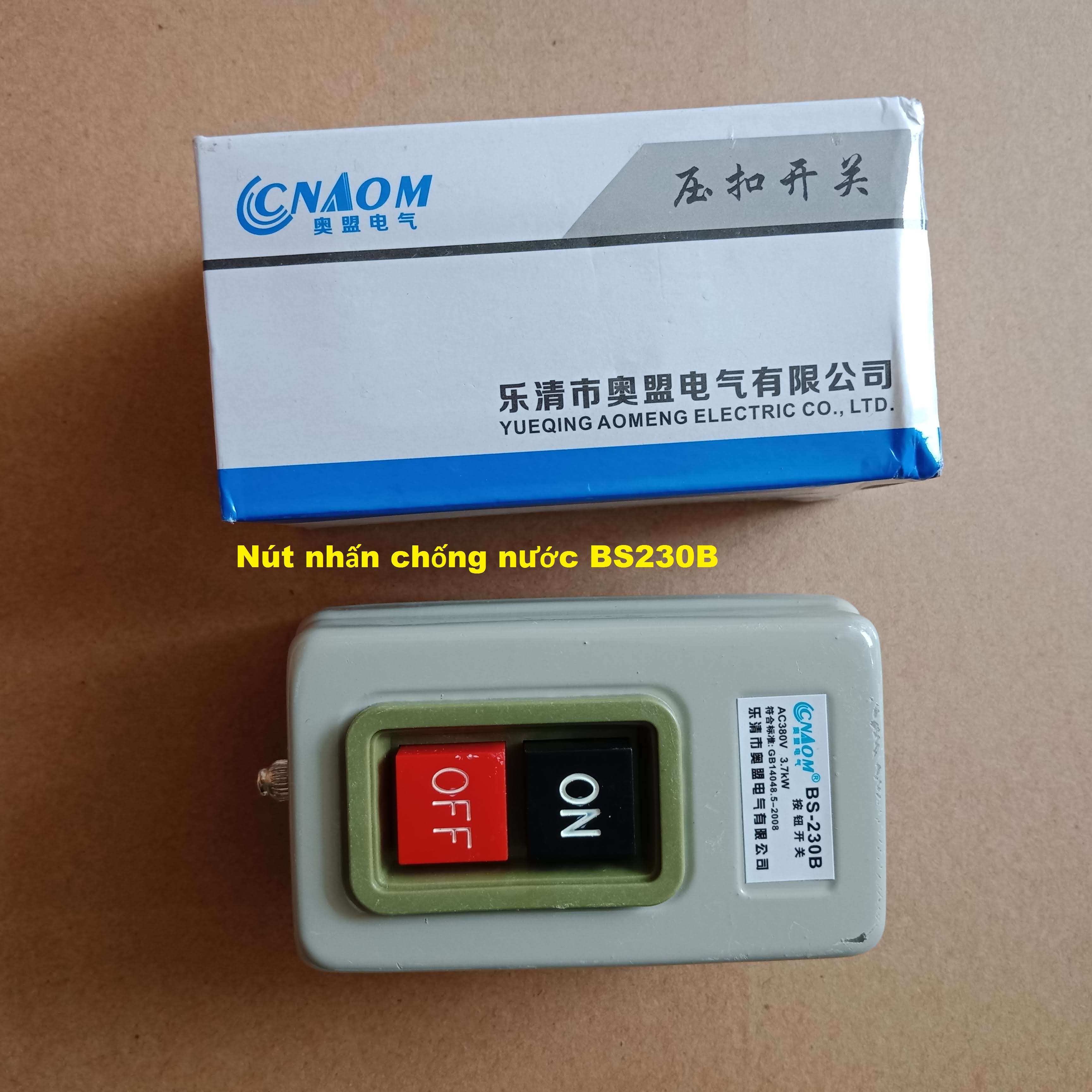 [ON/OFF điện 3 pha] BS230B Công tắc, Nút nhấn ĐIỀU KHIỂN ĐIỆN