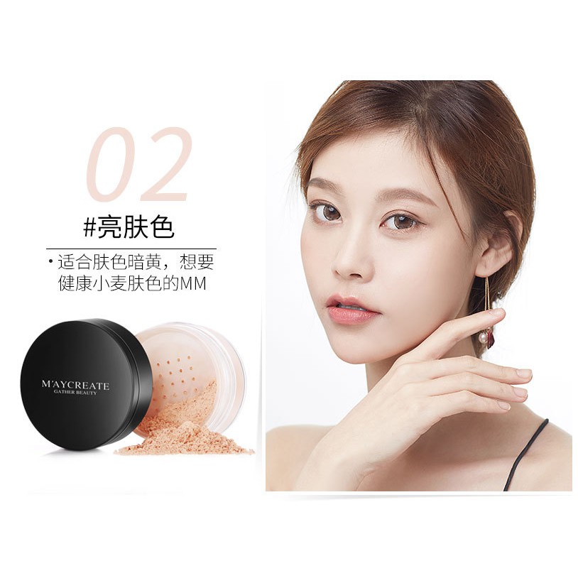[HCM]Phấn phủ che khuyết kiềm dầu Maycreate